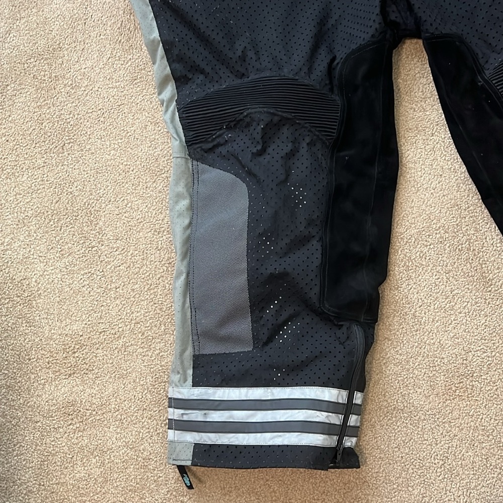 Big &Tall Men’s Motorcycle Pants w/suspenders - Picture 4 of 14